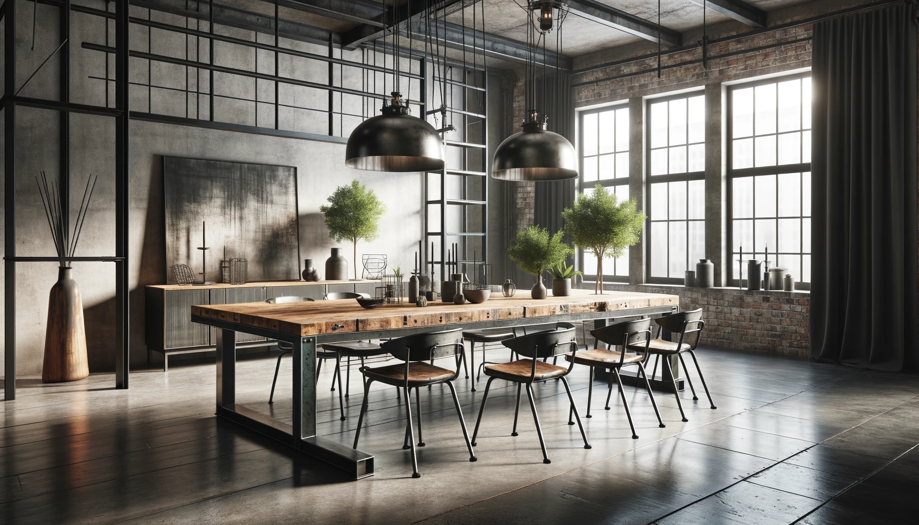 Dining Table Styles - Industrial