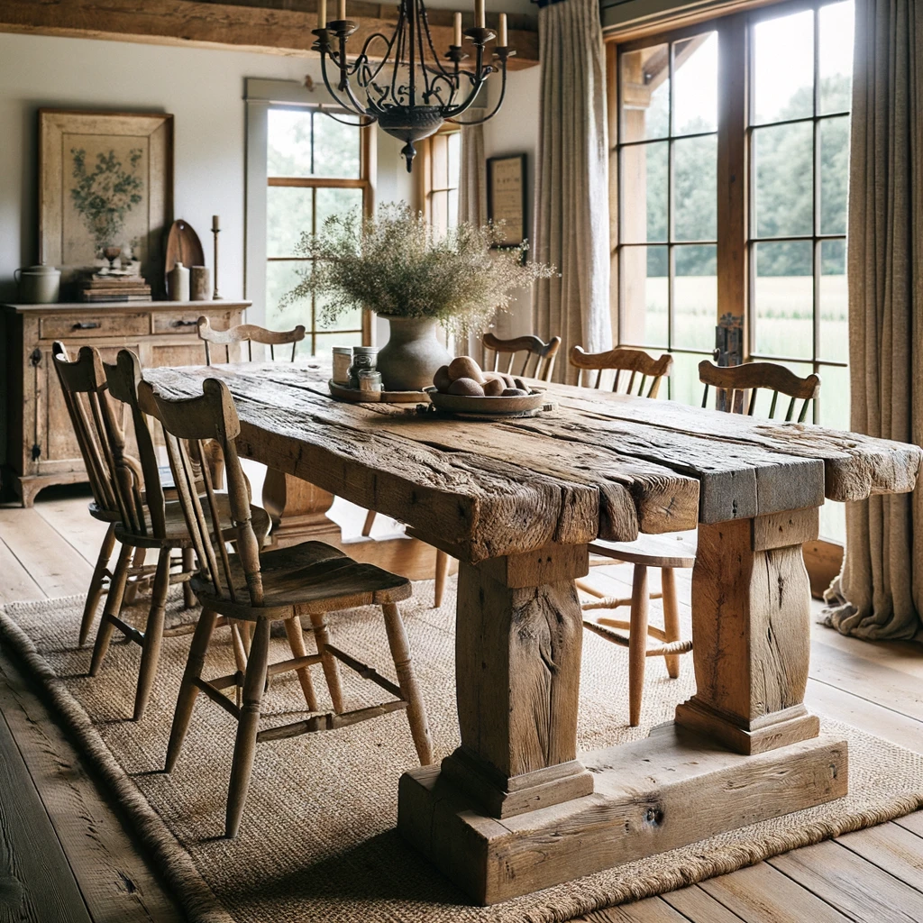 Farmhouse Dining Table - Edmonton - 1