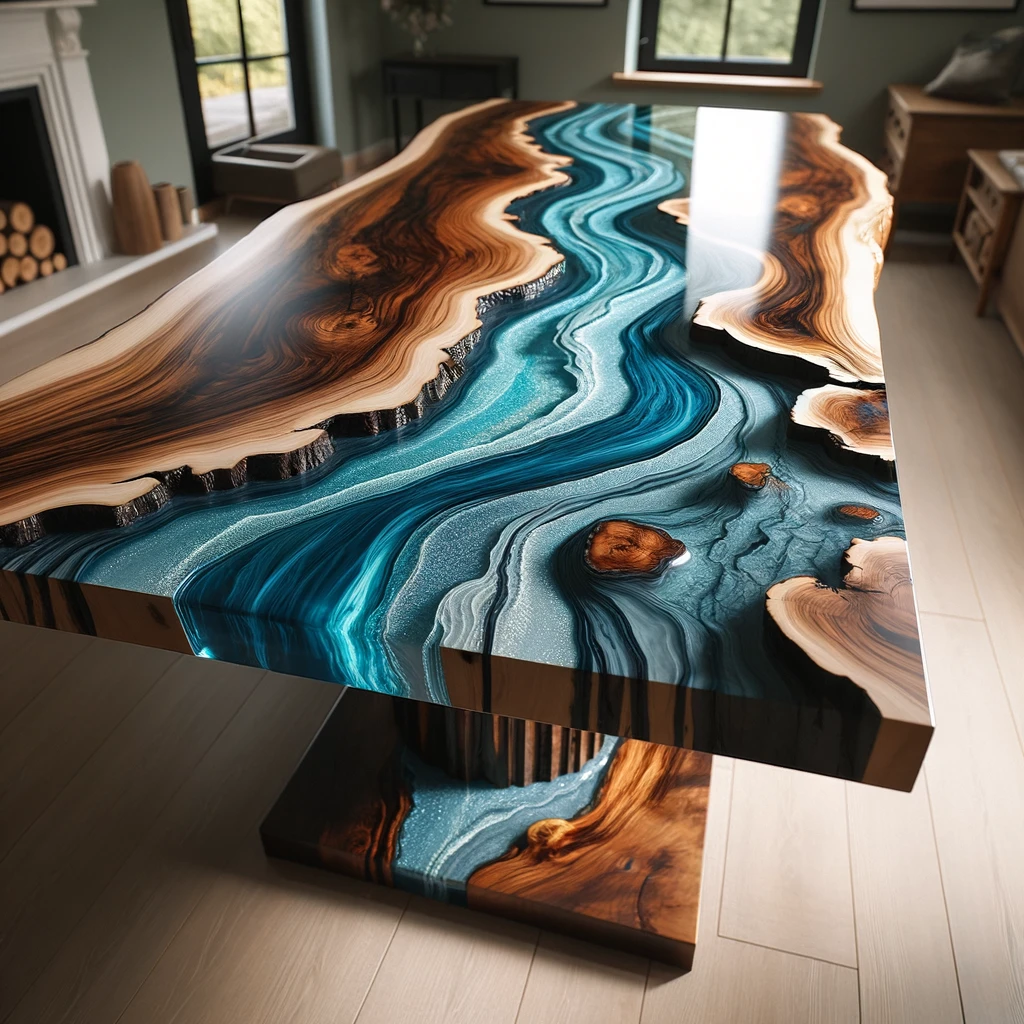 epoxy resin table - 4