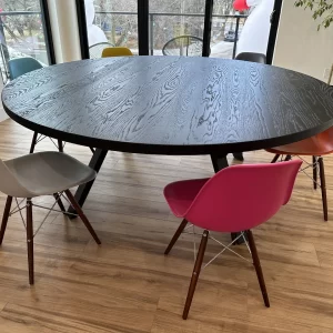 Modern Black Dining Table - Oak Table Edmonton WEBP