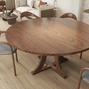 Crescent Table - Walnut - 1