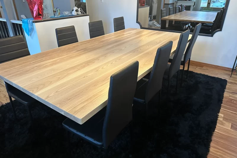 Ash Modern Dining Table - Edmonton