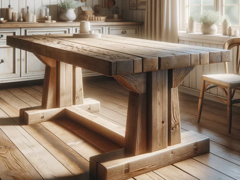 Trestle Table - Rustic