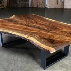 Custom Solid wood Live Edge Walnut Coffee Table