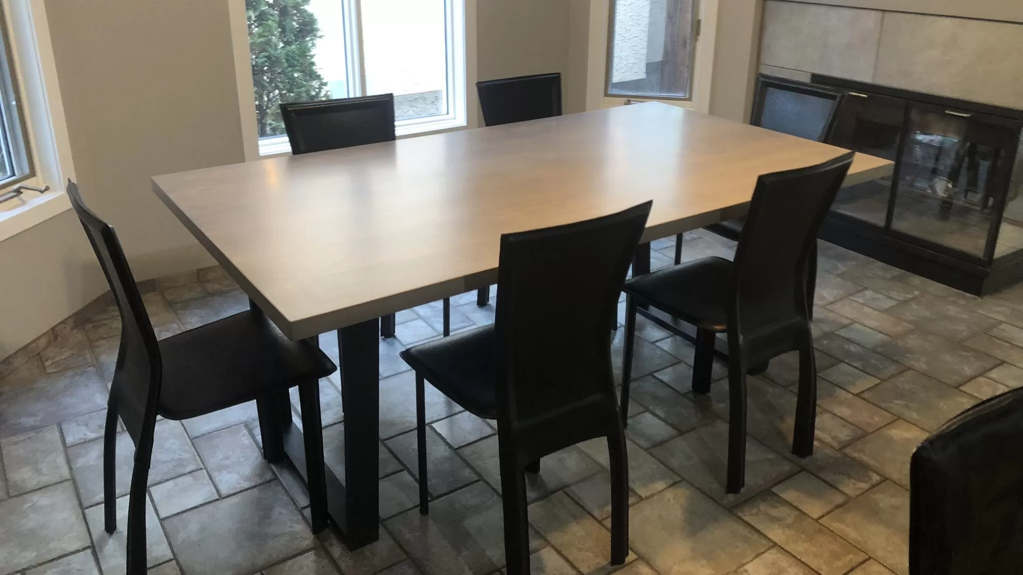 Custom Solid wood Modern Maple Dining Table