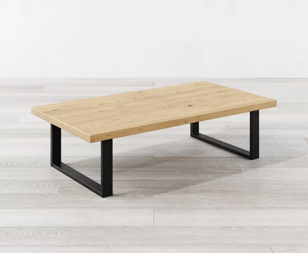 rectangular coffee table - ironwood