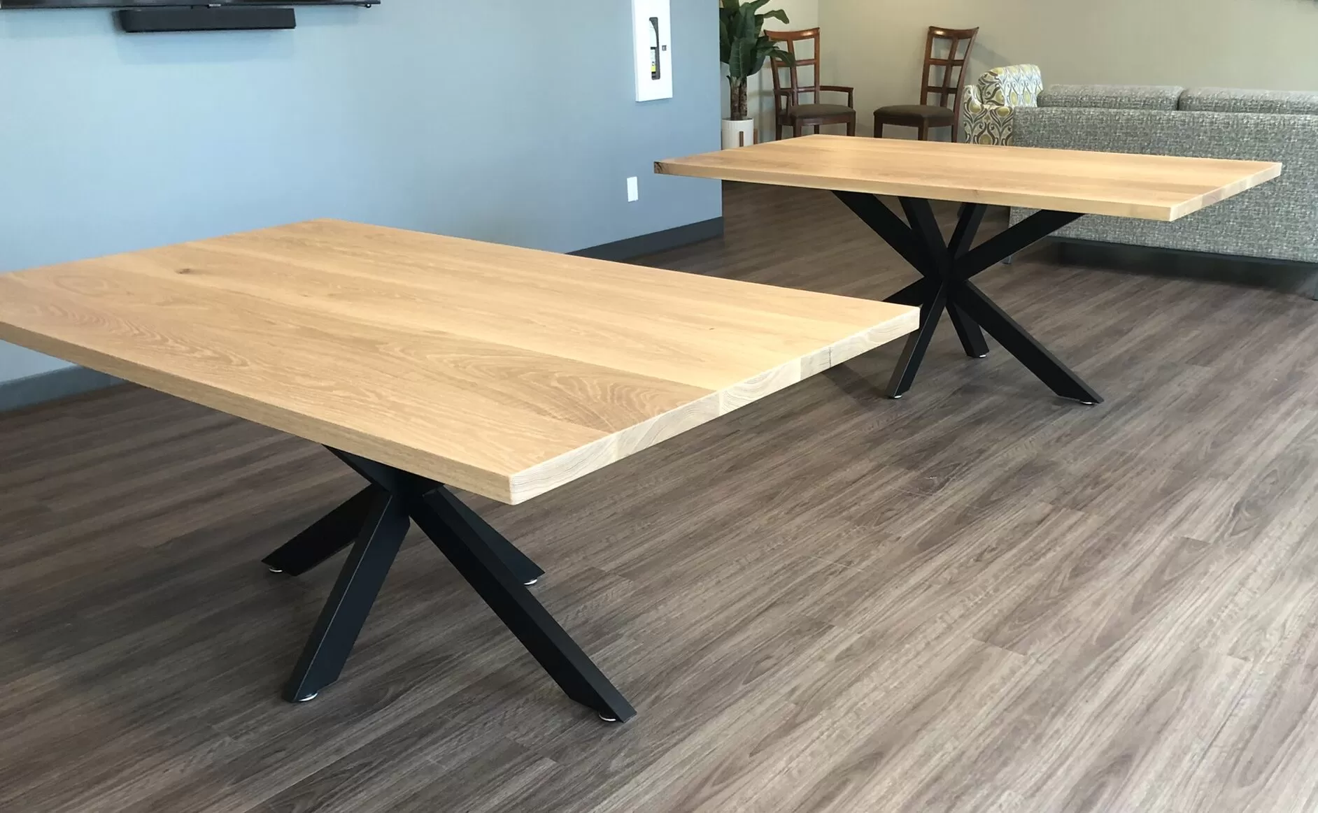 Custom Solid wood White Oak Spider Table
