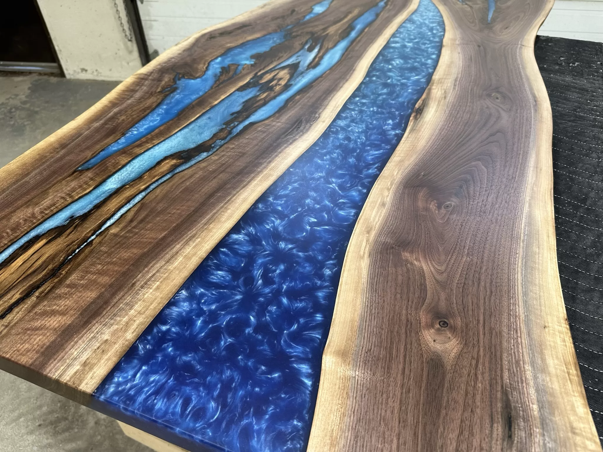 Walnut Epoxy River Table